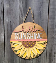 Load image into Gallery viewer, Hello sunshine with sunflower DIY kit with supplies
