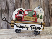 Load image into Gallery viewer, Family farm Christmas wagon insert
