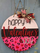 Load image into Gallery viewer, Happy Valentine’s Day DIY doorhanger kit with supplies
