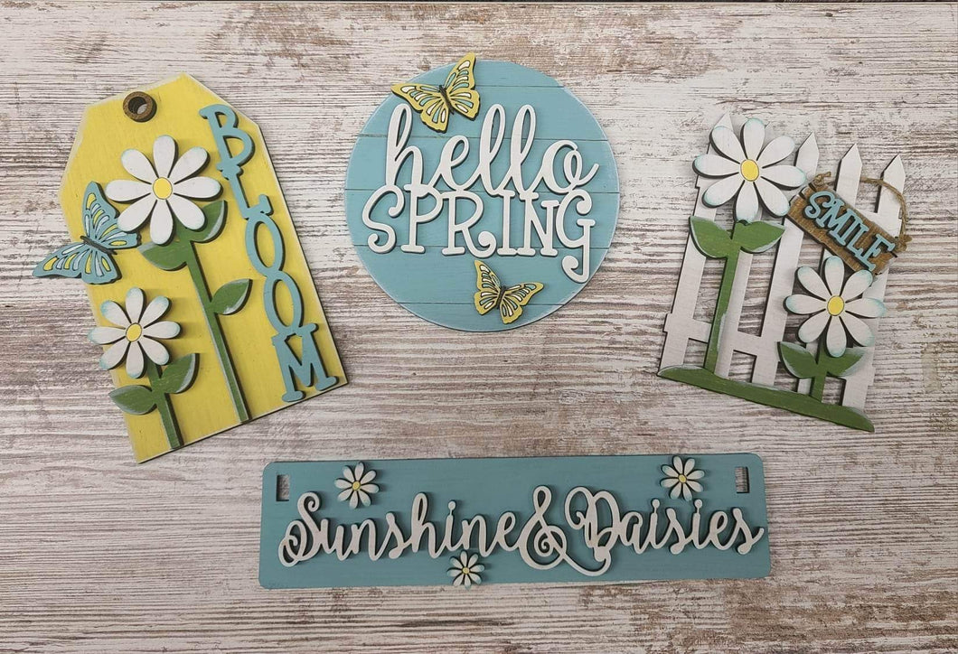 Sunshine and daisies wagon insert