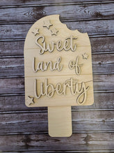 Load image into Gallery viewer, DIY Sweet land of Liberty popsicle WITH SUPPLIES
