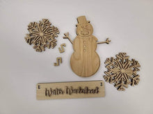 Load image into Gallery viewer, Winter wonderland wagon insert DIY KIT
