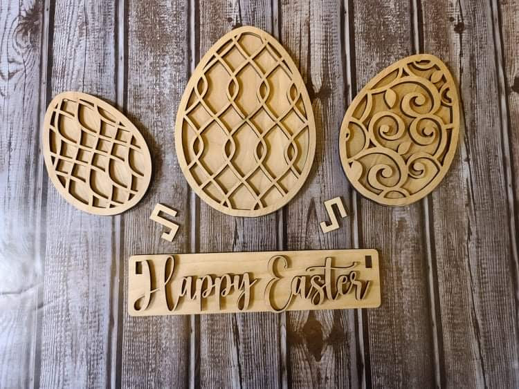 Easter wagon inserts DIY KIT