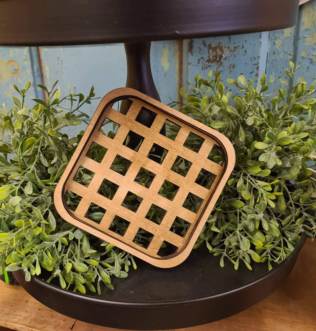 Faux tobacco basket