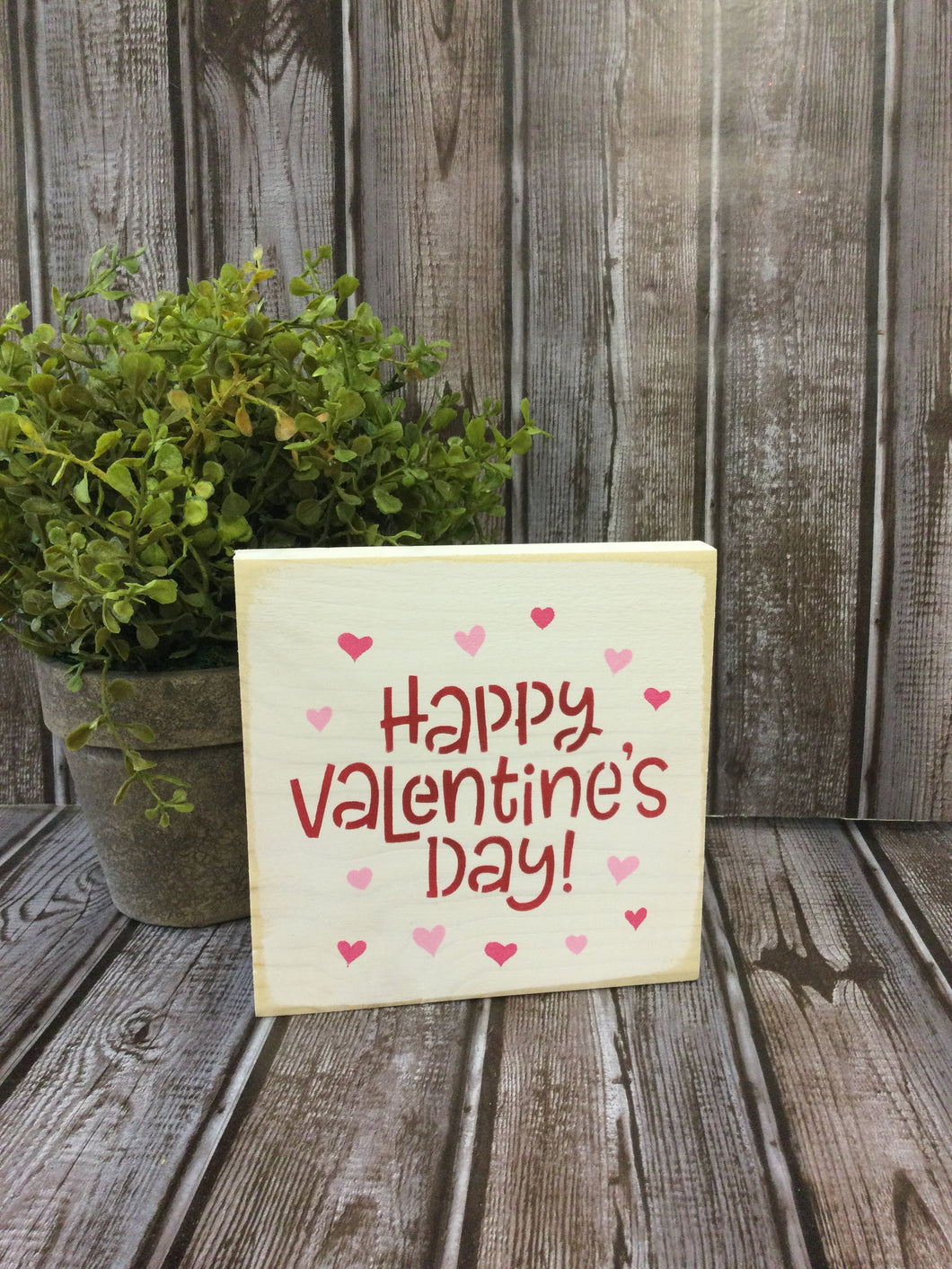 Happy Valentine’s Day mini sign