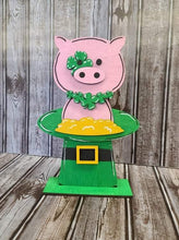 Load image into Gallery viewer, St. Patrick’s Day pig DIY KIT with supplies
