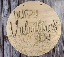 Load image into Gallery viewer, Happy Valentine’s Day DIY doorhanger kit without supplies
