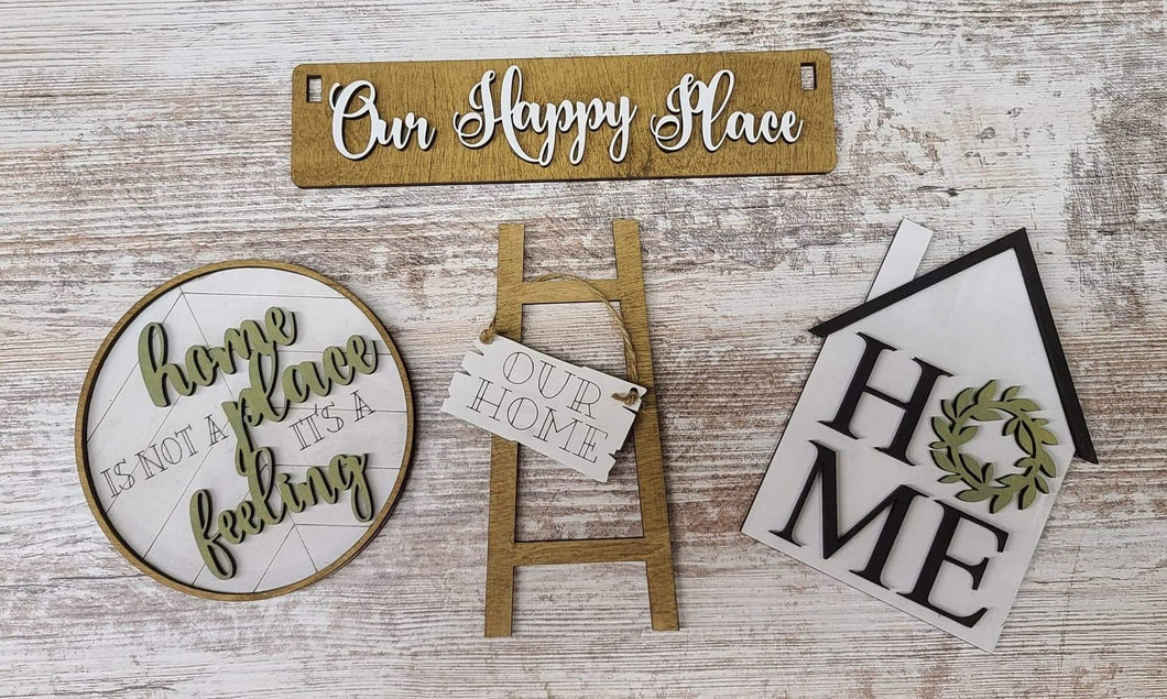 Our happy place wagon insert