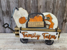 Load image into Gallery viewer, Family farm fall interchangeable wagon insert
