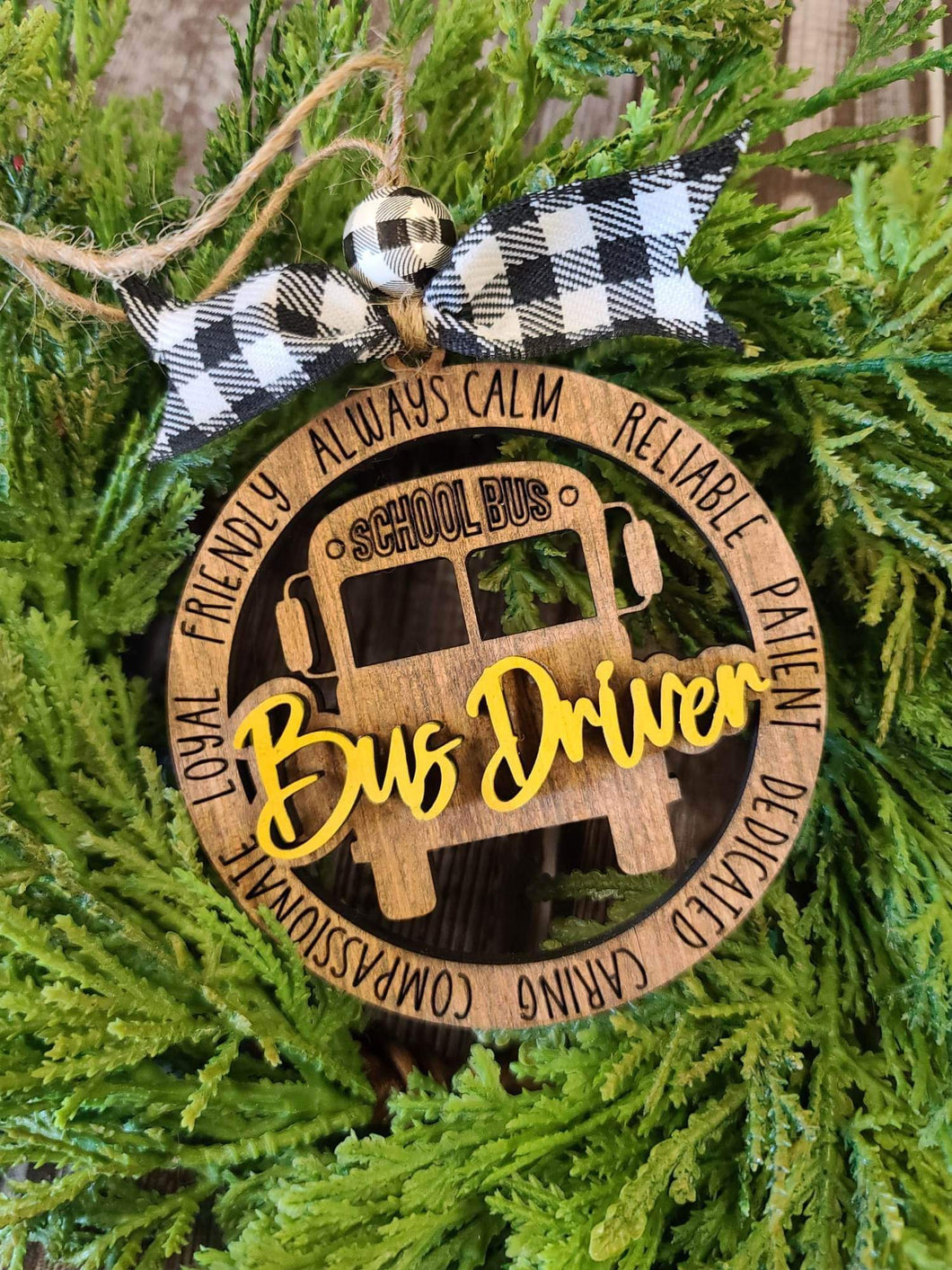 Bus driver ornament