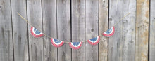 Load image into Gallery viewer, Patriotic Bunting banner
