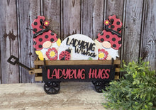 Load image into Gallery viewer, Ladybug gnome wagon insert
