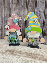 Load image into Gallery viewer, Spring interchangeable gnome arms and hats kit with supplies
