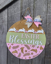 Load image into Gallery viewer, Easter Blessings 18 inch round DIY kit WITH SUPPLIES
