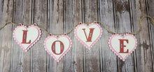 Load image into Gallery viewer, Love banner pink and red
