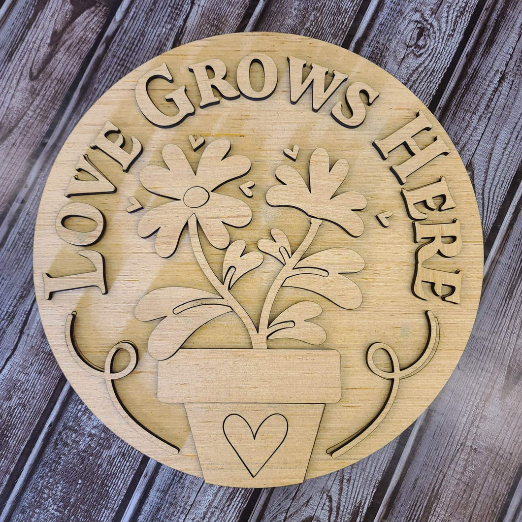 Love grows here Diy kit with supplies