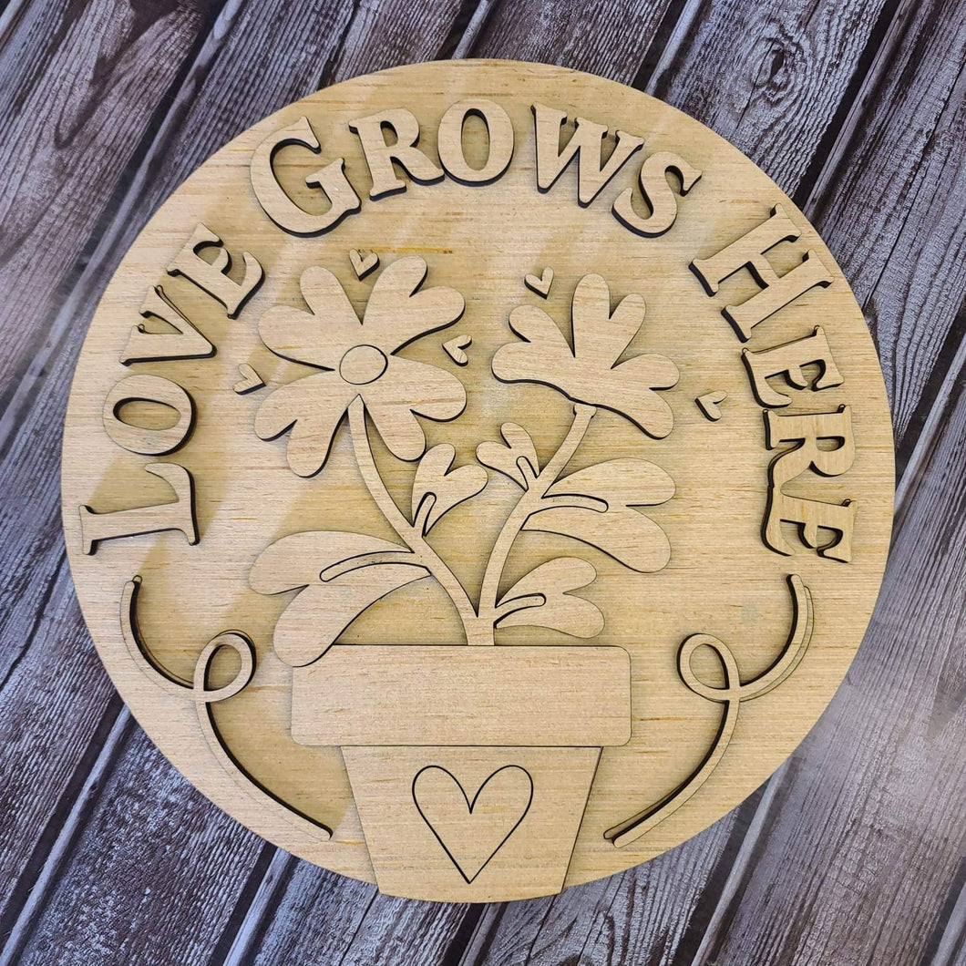 Love grows here Diy kit without supplies